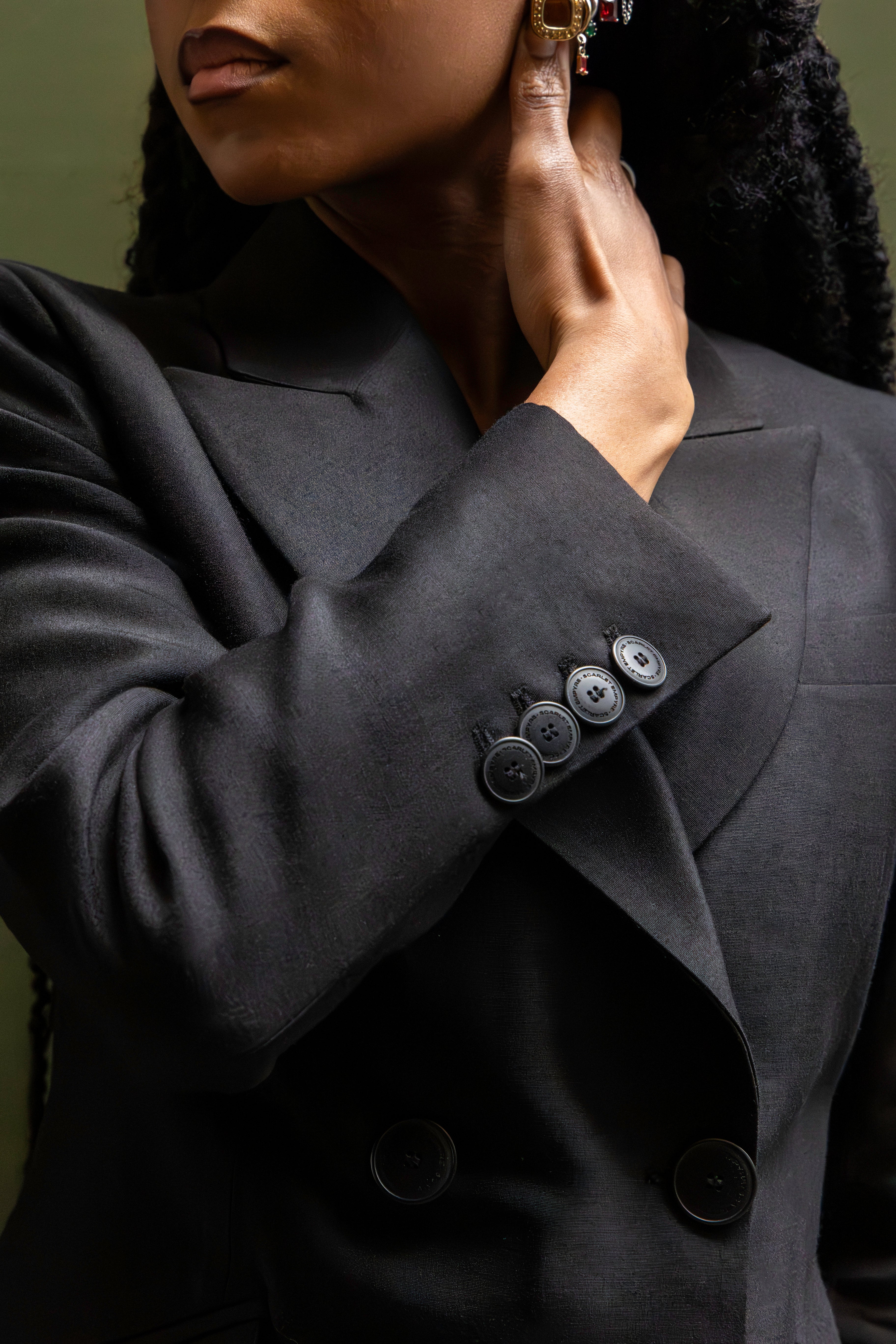 Le Blazer 'Pirate' en tuxedo noir