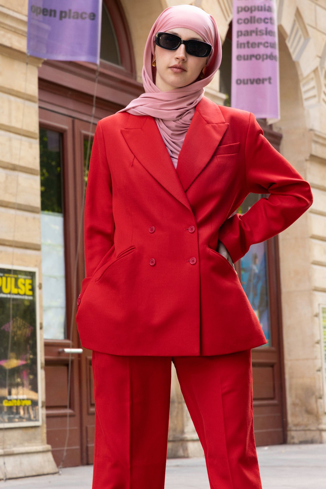 Le Blazer 'Pirate' en rouge