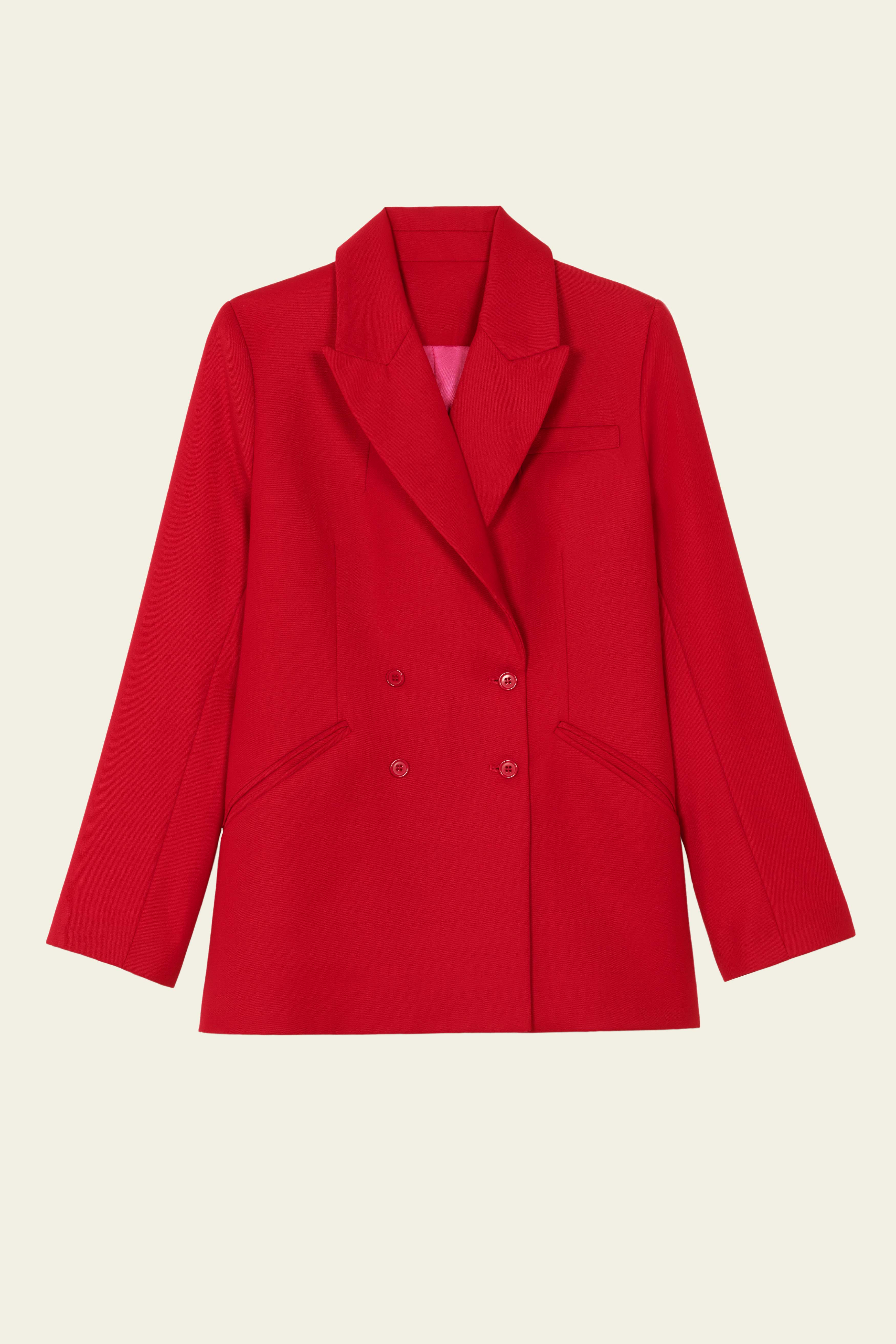 Le Blazer 'Pirate' en rouge