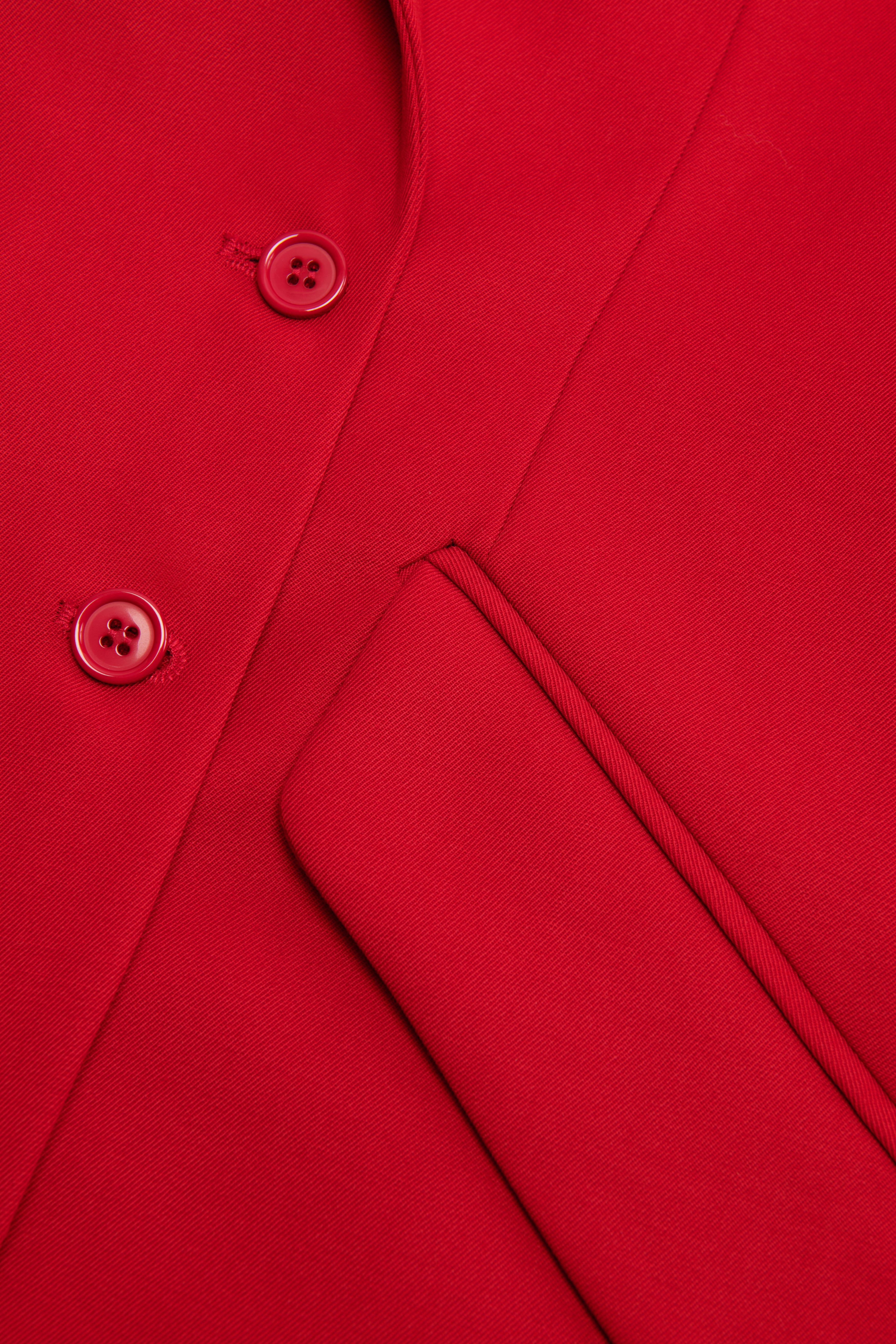 Le Blazer 'Pirate' en rouge