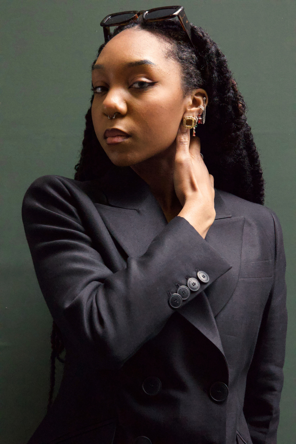 Le Blazer 'Pirate' en tuxedo noir